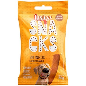 Bifinho Quatree Snacks sabor Frango - 60g